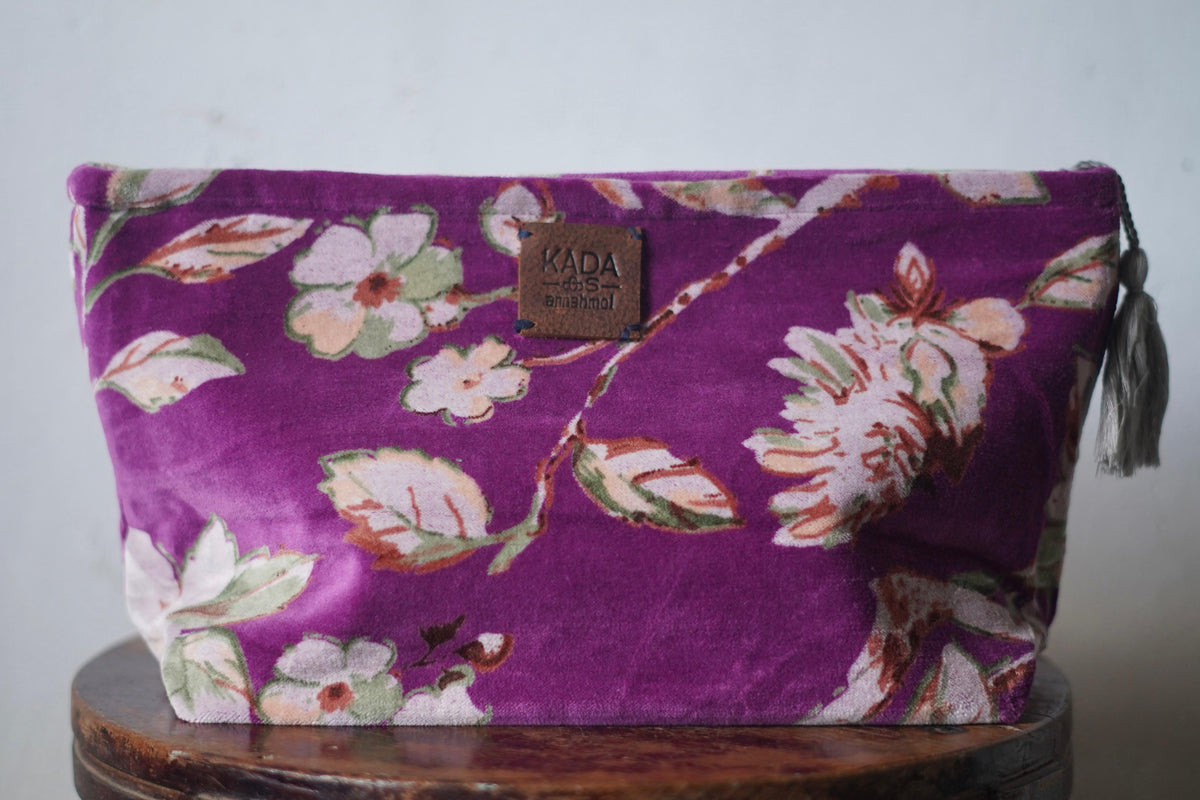 Vana Velvet Cosmetic Bag